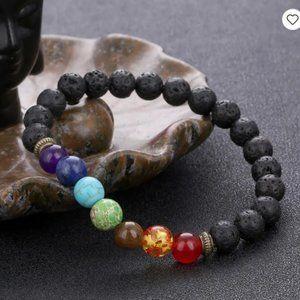 Colorful Natural Stone Anxiety Relief Bracelets For Men And Women - NWT